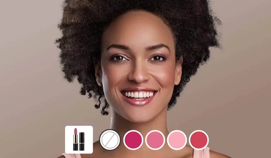 Users can use this technology to virtually try on different makeup looks and preview the effects without actually trying on the makeup.